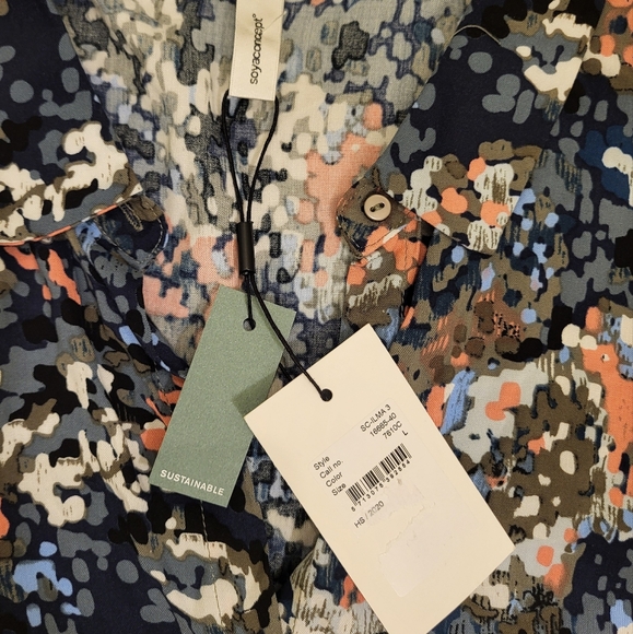 Soya Concept Ilma 3 Floral Dress Size Large Multi Color - Picture 6 of 11